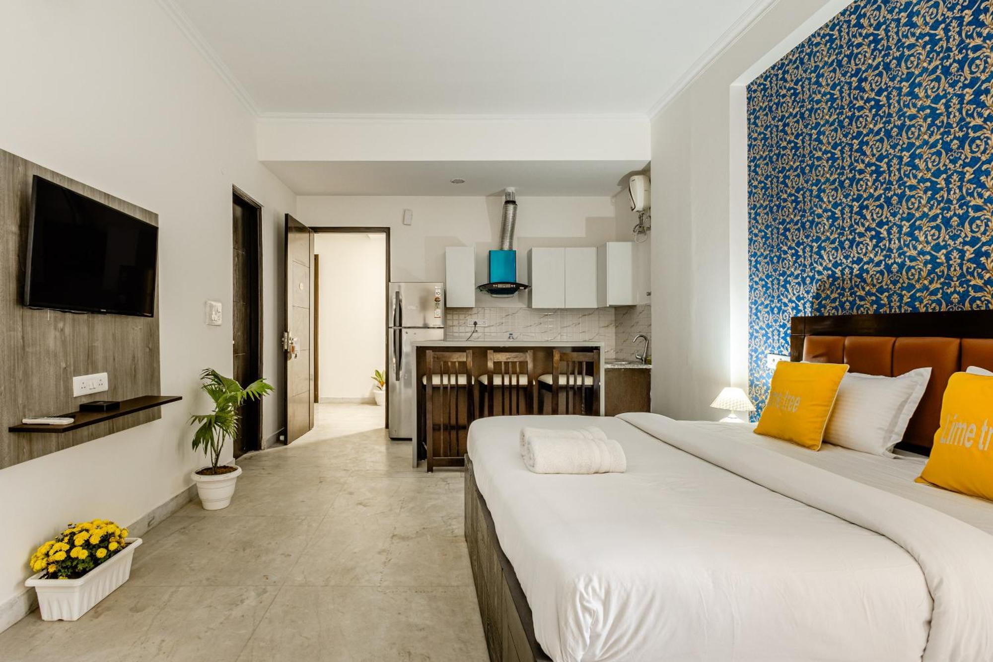 Lime Tree Service Apartment Golf Course Road, 구르가온 외부 사진